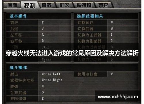 穿越火线无法进入游戏的常见原因及解决方法解析